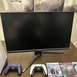 PS5 & Monitor