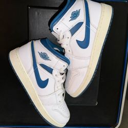 Nike Air Jordan 1 Mid Industrial Blue