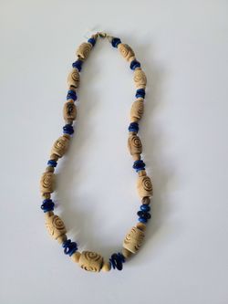 Handcrafted Necklace Artisan/ Bohemian Design with an Earthy, Tribal-Chic Aesthetic