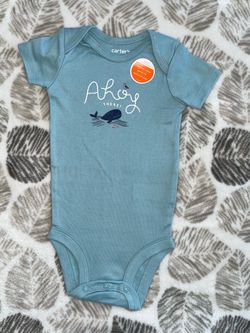 New Carter’s 6-9 Months Baby Boy bodysuit