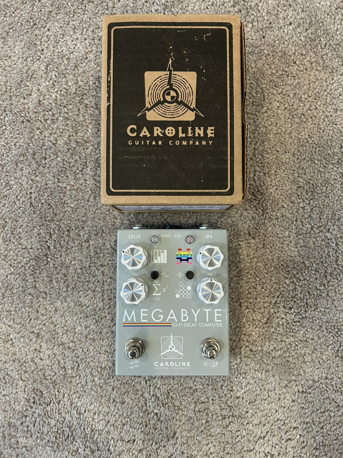Caroline Guitar Company Megabyte Delay Pedal
