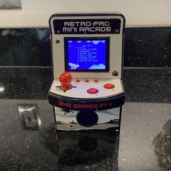Retro-Pro Mini Retro Arcade Machine Cabinet 240 Games in 1 Unit