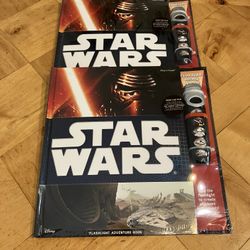 (2) Star Wars Flashlight Adventure Books 