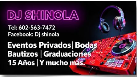 2 DJS SHINOLA DISPONIBLES PARA ALEGRAR TU FIESTA TODO POR COMTRATO