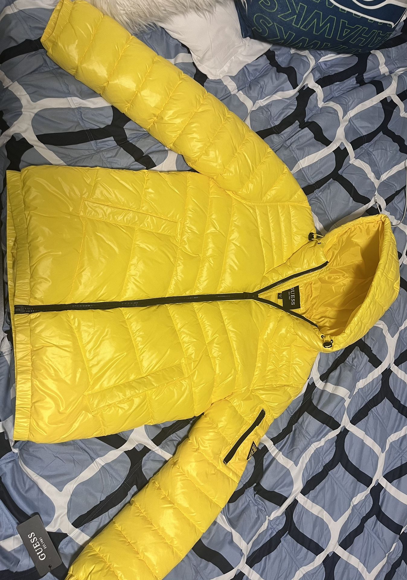 Yellow Guess Puffer