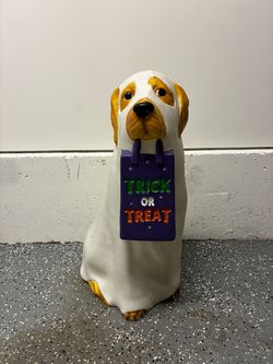 Limited edition  rare Golden Retriever Halloween Dog Blow Mold Ghost LED Lit 2024 Home Depot 2.5 Ft