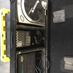Jim and I record player and DJ music case only $250 must go this week