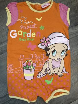 Vintage Baby Boop Baby Romper 6M🌷💓
