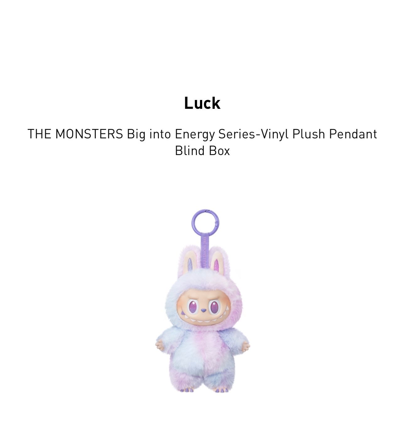 Big Into Energy Luck