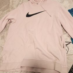 Womens Oversized Pink Nike Hoodie, Small