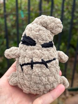 Crochet Oogie Boogie plushie