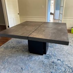 Faux Concrete Table Free Delivery $500