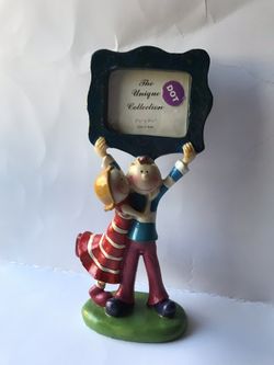 Frame with boy and girl 8 inc tall