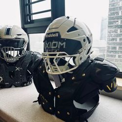 Riddell Axiom Football Helmet and Pads