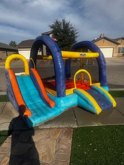 Jumping balloon w/pump for sale