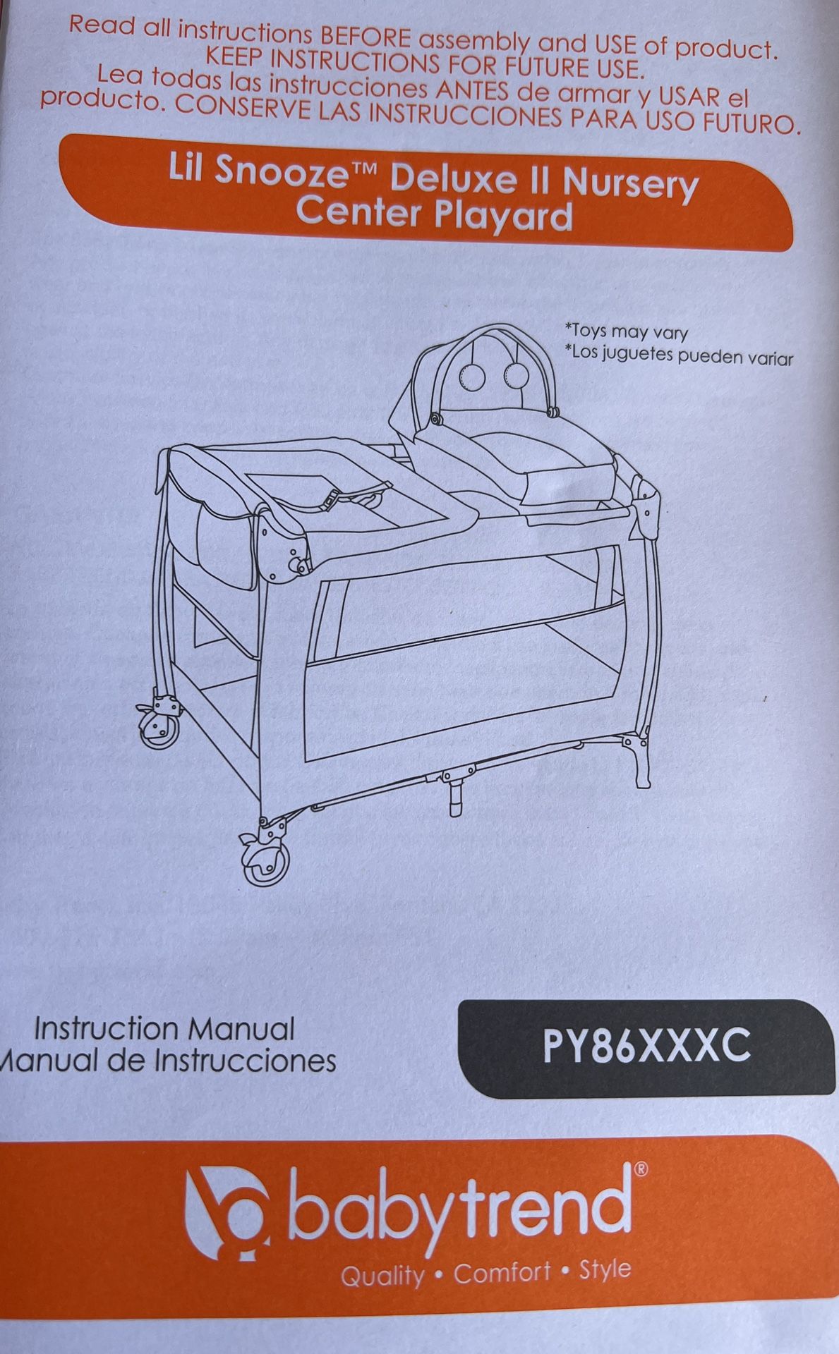 Babytrend Deluxe ll Nursery
