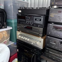 Receivers, CD Players, Tape Deck and Speakers