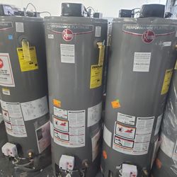 NEW WATER HEATERS 💧 40 50 GAL ✨️ FREE DELIVERY FREE INSTALLATION 🙌 