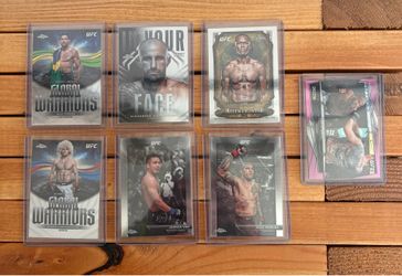 2026 Topps Chrome UFC Card Lot – Rookies, Refractors, Inserts