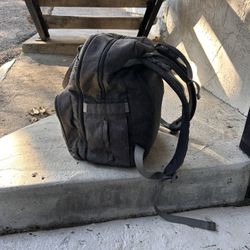 Gray Diaper Bag 