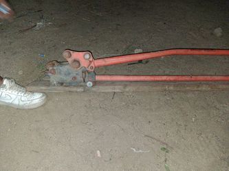 Rebarb cutter and  bender all in one.