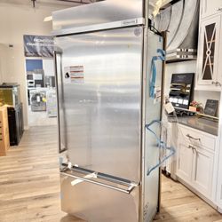 New KitchenAid 20.9 Cu. Ft. Stainless Steel Built In Bottom Freezer Refrigerator KBBR306ESS 