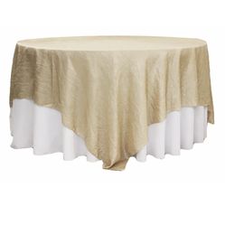 Champagne Color Taffeta Overlay 10pk