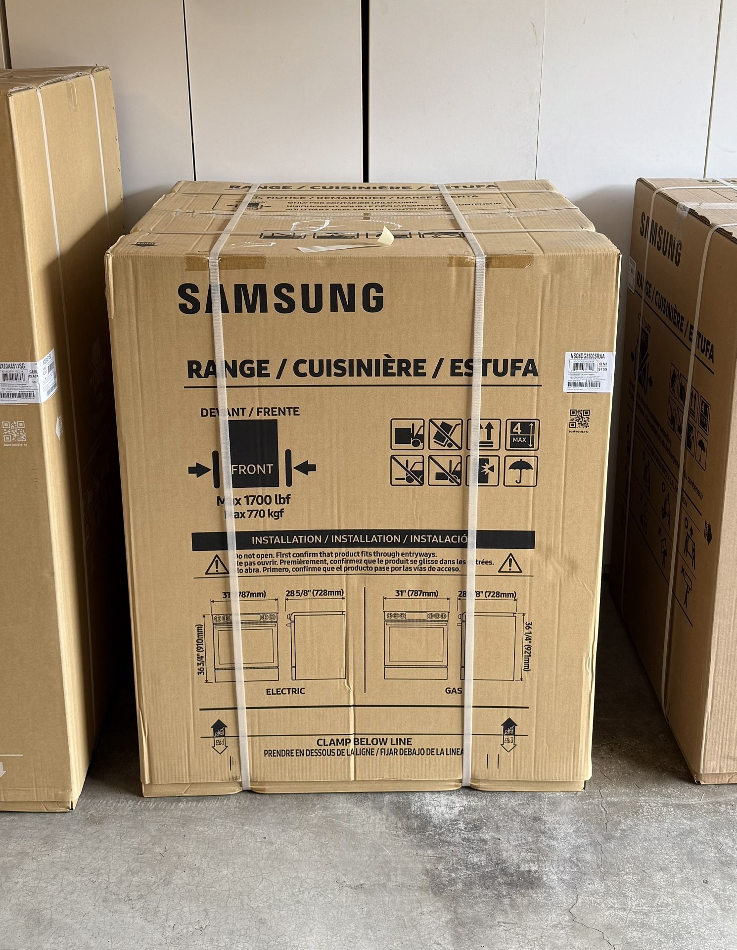 Samsung Bespoke Smart Slide-In Gas Range with Air Sous Vide & Air Fry