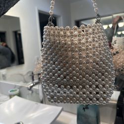 Zara Pearl Purse 