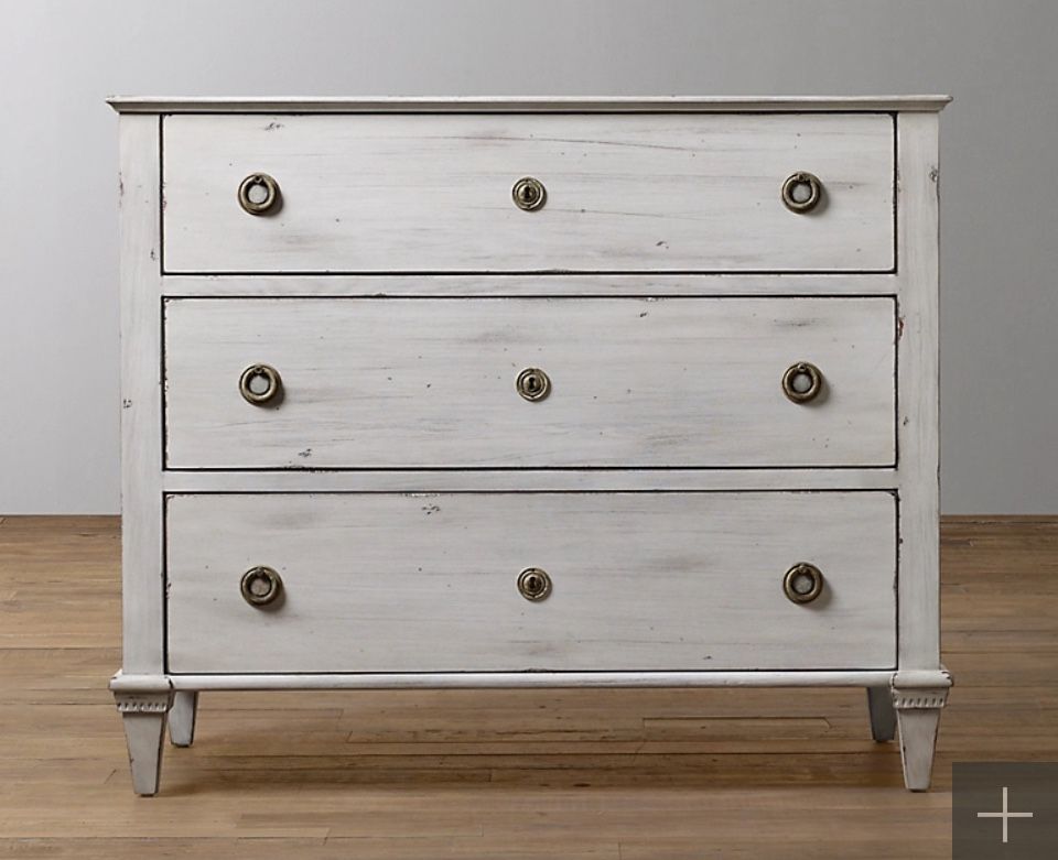 Restoration Hardware Baby Dresser & Changing Table Topper