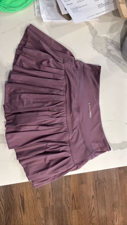 Gold hinge Electric pleated tennis skirt
