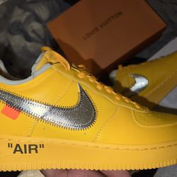 Off-White Air Force 1 “University Gold”
