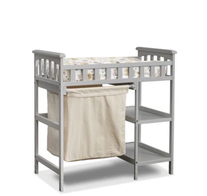 Grey Diaper Changing Table 