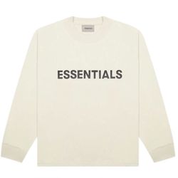 Fear of God Essentials Boxy Long Sleeve T-Shirt Applique Logo