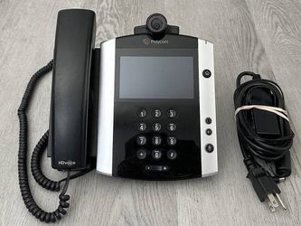 Polycom VVX 601 VoIP IP SIP Gigabit Business Media Phone With Webcam