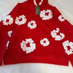 Red Denim Tears Hoodie 