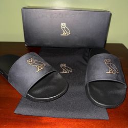 Drake OVO OG Owl Slides   Size 9