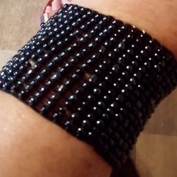 Lot of 2 Beaded Stretch Bracelets