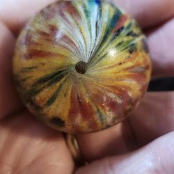 Large 1and 5/8 Inch Four Lobe Onionskin Marble Price Reduction