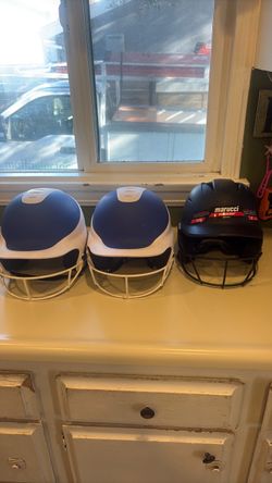 Soft ball helmets