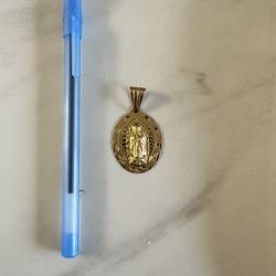 14k Solid Gold Pendant 