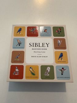 Sibley Backyard Bird Matching Game