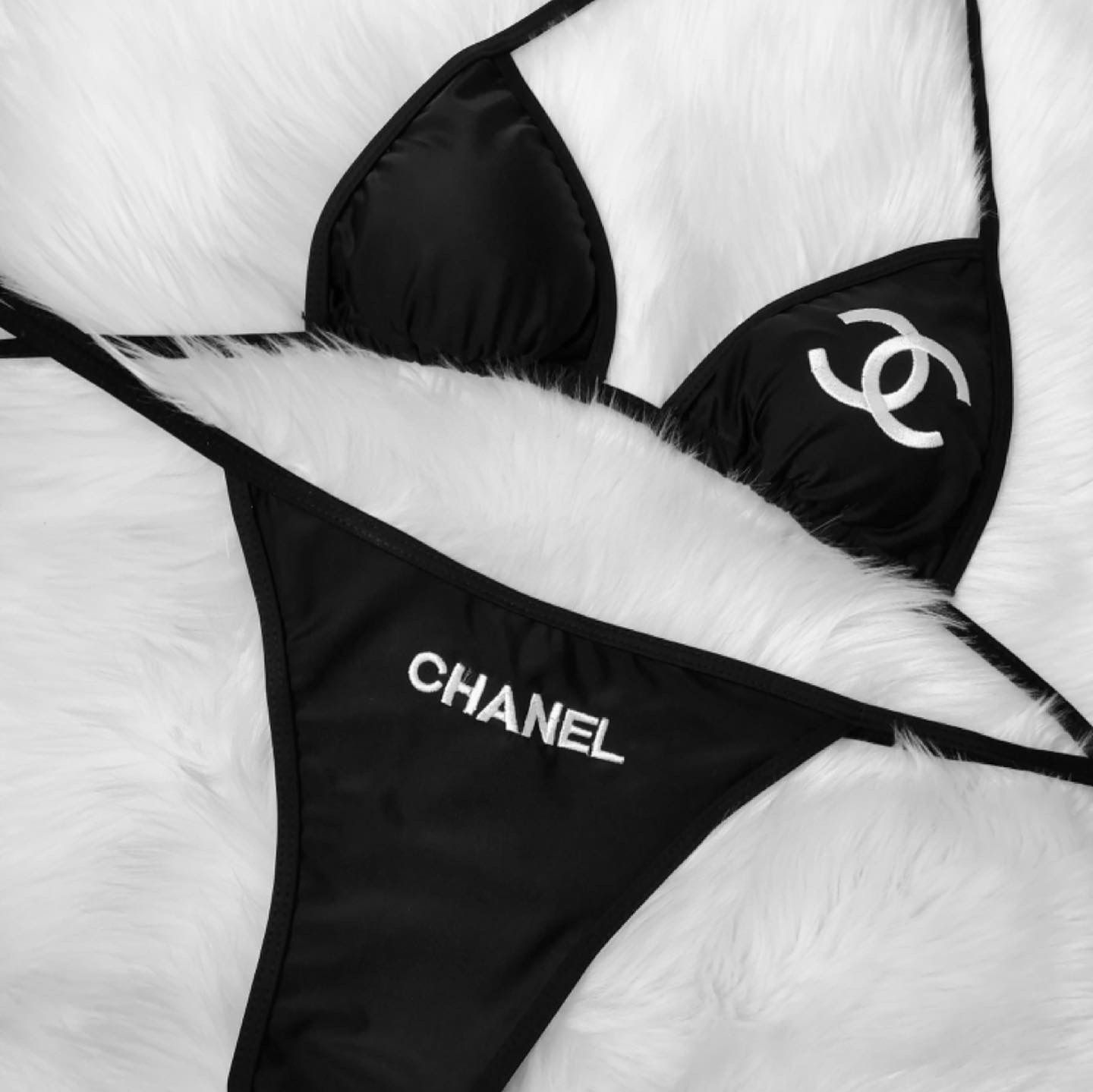 Two Piece C Hanel Swim Suite Sizes S-XL