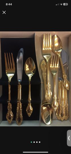 Gold Silverware/flatware