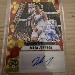 2024-25 Panini Mosaic - Pictographs Mosaic Jalen Johnson Choice Prizm (AU)