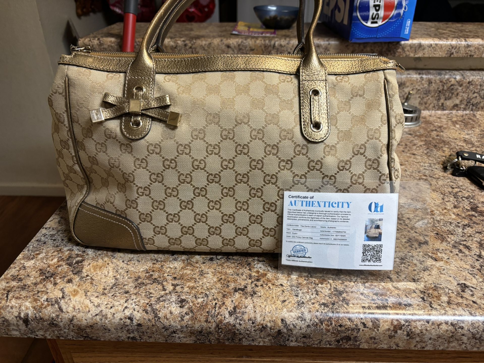 Authentic Gucci Purse