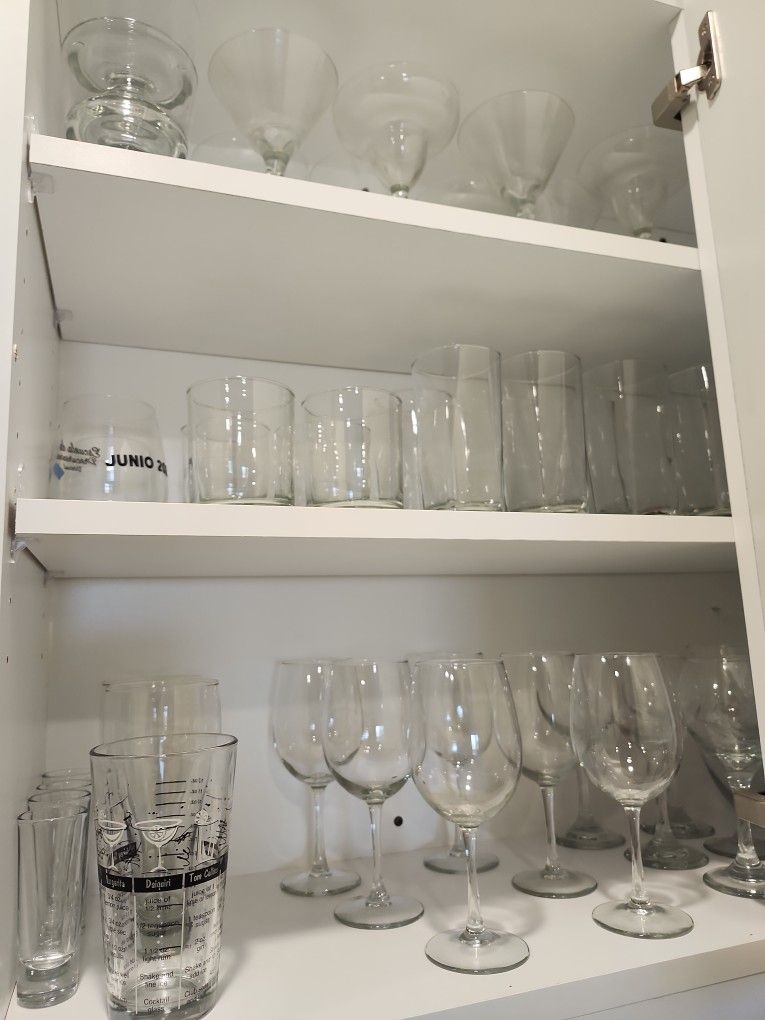 Beverage Glasses Moving Sale