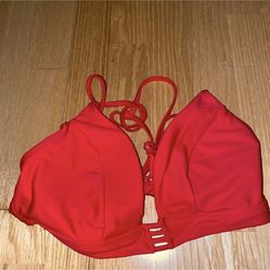 Red bathing suit top size large (11-13)