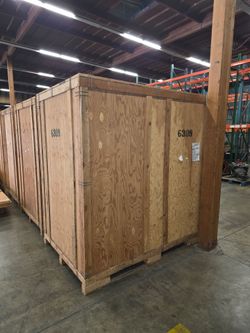 Used wooden storage vaults  7.8' tall - 5' wide - 7' long
