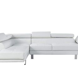 Acme Furniture Connor Sectional Sofa Set in Cream 52645

